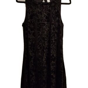 Old Navy Black Dress with velvet detail